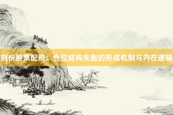剖析股票配资：仓位结构失衡的形成机制与内在逻辑