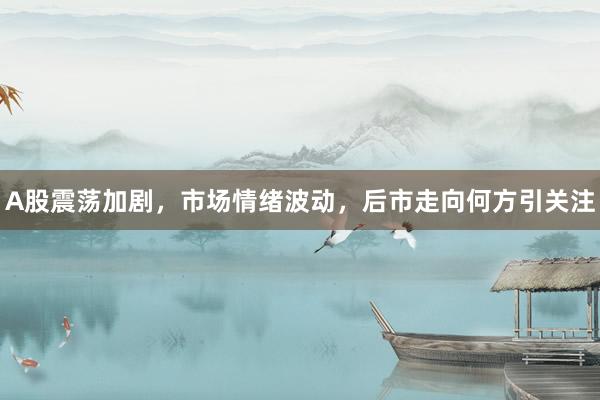 A股震荡加剧,市场情绪波动,后市走向何方引关注