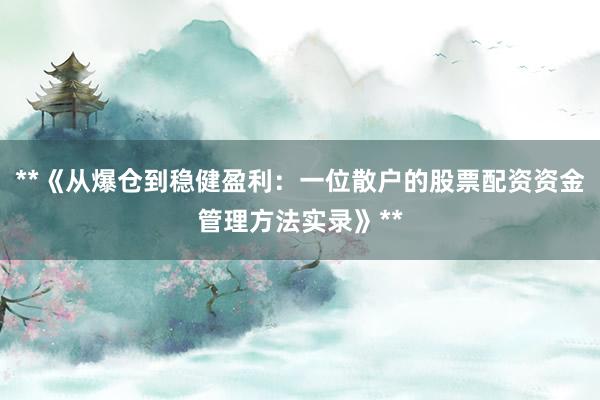 **《从爆仓到稳健盈利:一位散户的股票配资资金管理方法实录》**